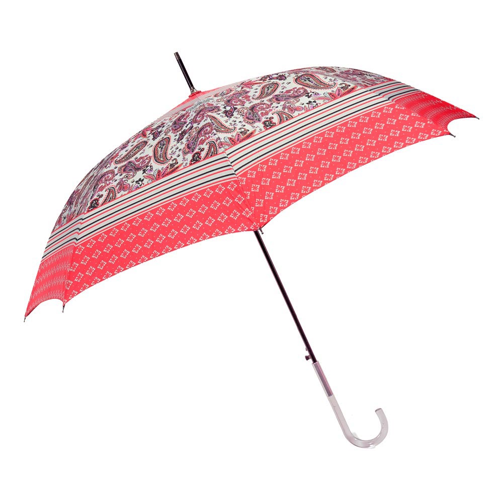ομπρέλα αυτόματη κοραλί με σχέδια