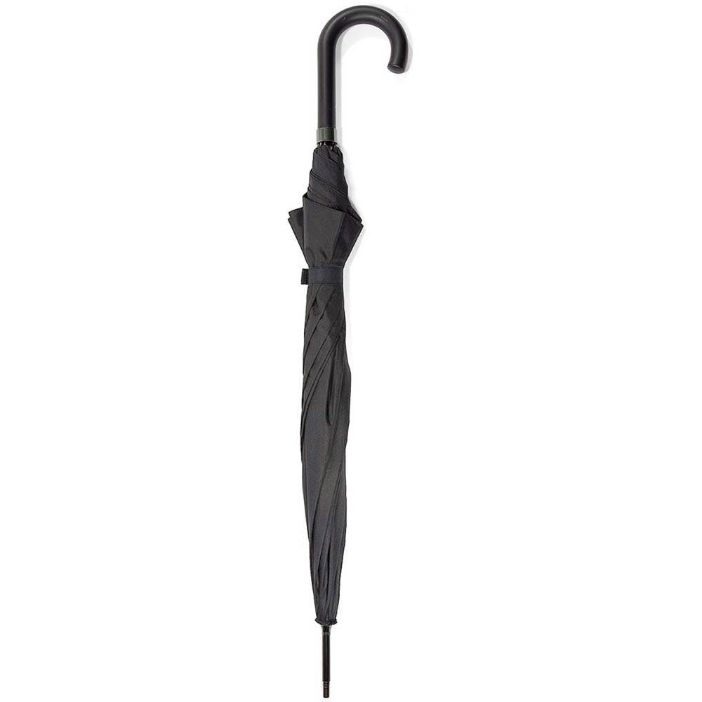 Ομπρέλα Αυτόματη Μπαστούνι σε μαύρο χρώμα
