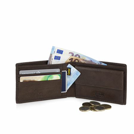 ΠΟΡΤΟΦΌΛΙ ΑΝΔΡΙΚΌ ΔΕΡΜΆΤΙΝΟ LOIS 201401-02 ΚΑΦΈ ΑΝΟΙΧΤΌ