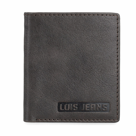 ΠΟΡΤΟΦΌΛΙ ΑΝΔΡΙΚΌ ΔΕΡΜΆΤΙΝΟ LOIS 201406-01 ΚΑΦΈ ΣΚΟΎΡΟ