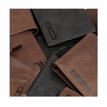 ΠΟΡΤΟΦΌΛΙ ΑΝΔΡΙΚΌ ΔΕΡΜΆΤΙΝΟ LOIS 201406-02 ΚΑΦΈ ΑΝΟΙΧΤΌ