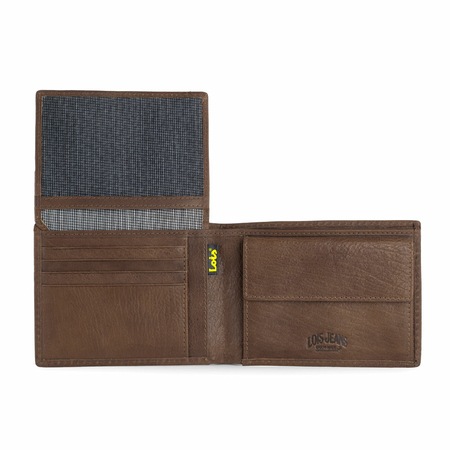 ΠΟΡΤΟΦΌΛΙ ΑΝΔΡΙΚΌ ΔΕΡΜΆΤΙΝΟ LOIS 201413-02 ΚΑΦΈ ΑΝΟΙΧΤΌ