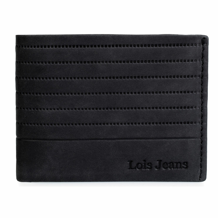 ΠΟΡΤΟΦΌΛΙ ΑΝΔΡΙΚΌ ΔΕΡΜΆΤΙΝΟ LOIS 202211-01 ΜΑΎΡΟ