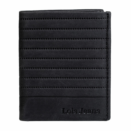 ΠΟΡΤΟΦΌΛΙ ΑΝΔΡΙΚΌ ΔΕΡΜΆΤΙΝΟ LOIS 202220-01 ΜΑΎΡΟ