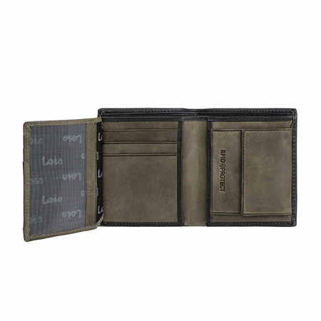 ΠΟΡΤΟΦΌΛΙ ΑΝΔΡΙΚΌ ΔΕΡΜΆΤΙΝΟ LOIS 202220-01 ΜΑΎΡΟ