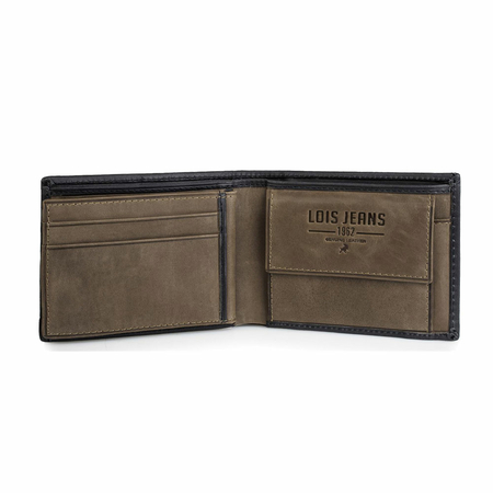 ΠΟΡΤΟΦΌΛΙ ΑΝΔΡΙΚΌ ΔΕΡΜΆΤΙΝΟ LOIS 202211-01 ΜΑΎΡΟ