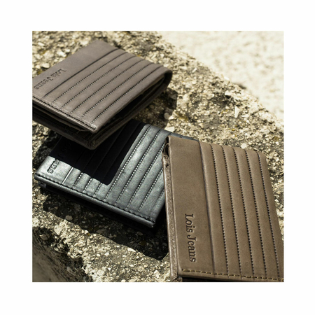 ΠΟΡΤΟΦΌΛΙ ΑΝΔΡΙΚΌ ΔΕΡΜΆΤΙΝΟ LOIS 202211-01 ΜΑΎΡΟ