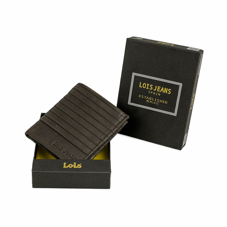 ΠΟΡΤΟΦΌΛΙ ΑΝΔΡΙΚΌ ΔΕΡΜΆΤΙΝΟ LOIS 202220-02 ΚΑΦΈ
