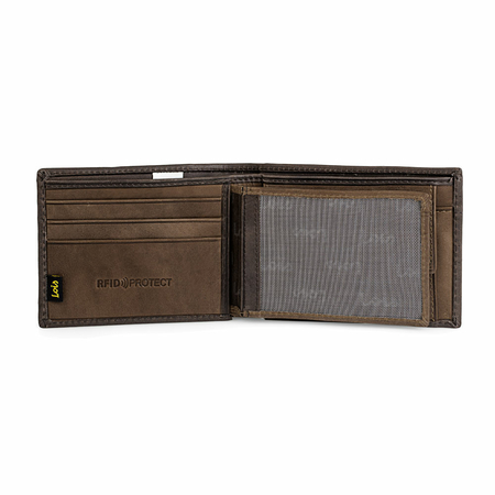 ΠΟΡΤΟΦΌΛΙ ΑΝΔΡΙΚΌ ΔΕΡΜΆΤΙΝΟ LOIS 202211-02 ΚΑΦΈ