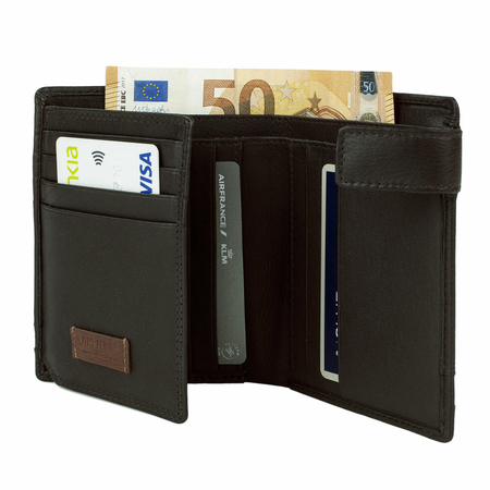 ΠΟΡΤΟΦΌΛΙ ΑΝΔΡΙΚΌ ΔΕΡΜΆΤΙΝΟ LOIS 202332-02 ΚΑΦΈ