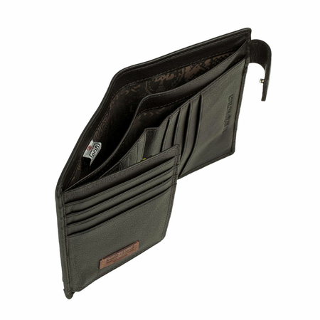 ΠΟΡΤΟΦΌΛΙ ΑΝΔΡΙΚΌ ΔΕΡΜΆΤΙΝΟ LOIS 202332-02 ΚΑΦΈ