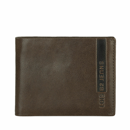 ΠΟΡΤΟΦΌΛΙ ΑΝΔΡΙΚΌ ΔΕΡΜΆΤΙΝΟ LOIS 202601-02 ΚΑΦΈ