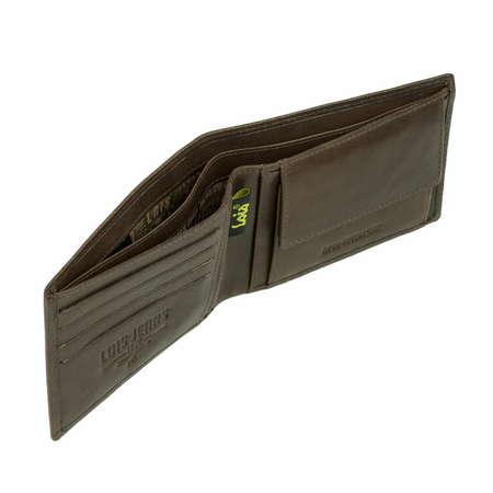 ΠΟΡΤΟΦΌΛΙ ΑΝΔΡΙΚΌ ΔΕΡΜΆΤΙΝΟ LOIS 202601-02 ΚΑΦΈ