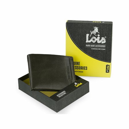 ΠΟΡΤΟΦΌΛΙ ΑΝΔΡΙΚΌ ΔΕΡΜΆΤΙΝΟ LOIS 202601-02 ΚΑΦΈ