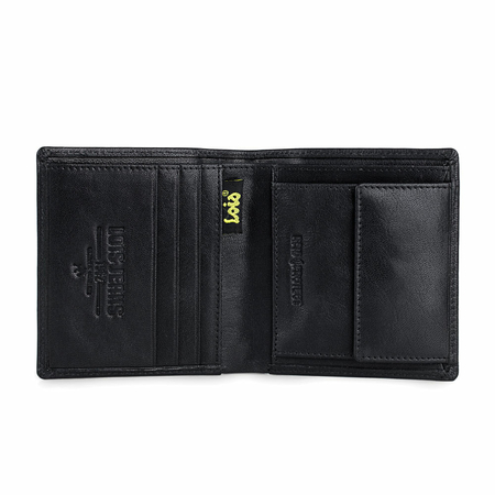 ΠΟΡΤΟΦΌΛΙ ΑΝΔΡΙΚΌ ΔΕΡΜΆΤΙΝΟ LOIS 202606-01 ΜΑΎΡΟ