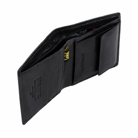 ΠΟΡΤΟΦΌΛΙ ΑΝΔΡΙΚΌ ΔΕΡΜΆΤΙΝΟ LOIS 202606-01 ΜΑΎΡΟ