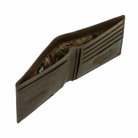 ΠΟΡΤΟΦΌΛΙ ΑΝΔΡΙΚΌ ΔΕΡΜΆΤΙΝΟ LOIS 202607-02 ΚΑΦΈ