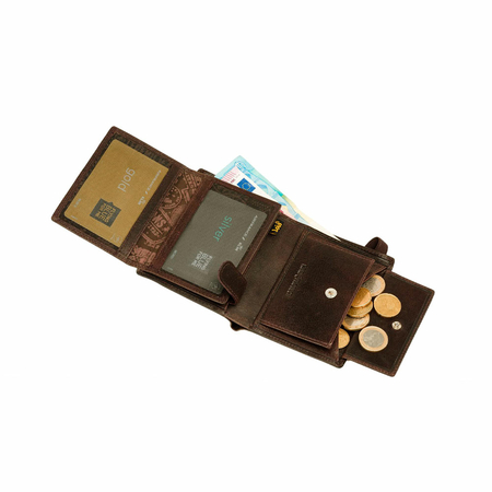 ΠΟΡΤΟΦΌΛΙ ΑΝΔΡΙΚΌ ΔΕΡΜΆΤΙΝΟ LOIS 202621-02 ΚΑΦΈ