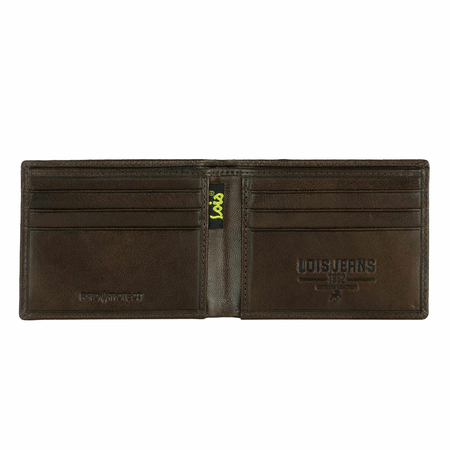 ΠΟΡΤΟΦΌΛΙ ΑΝΔΡΙΚΌ ΔΕΡΜΆΤΙΝΟ LOIS 202687-02 ΚΑΦΈ