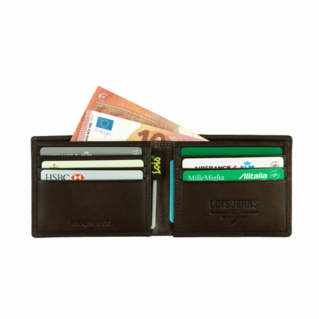 ΠΟΡΤΟΦΌΛΙ ΑΝΔΡΙΚΌ ΔΕΡΜΆΤΙΝΟ LOIS 202687-02 ΚΑΦΈ