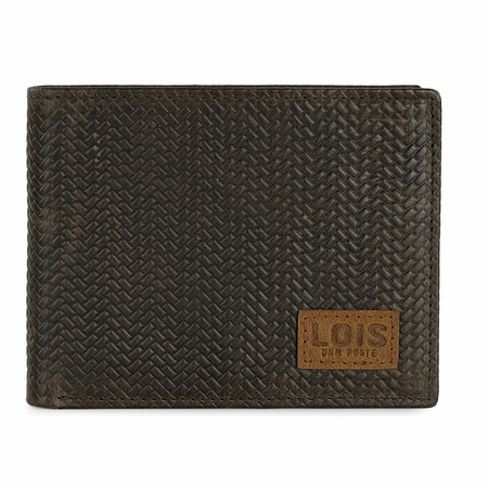 ΠΟΡΤΟΦΌΛΙ ΑΝΔΡΙΚΌ ΔΕΡΜΆΤΙΝΟ LOIS 202701-02 ΚΑΦΈ