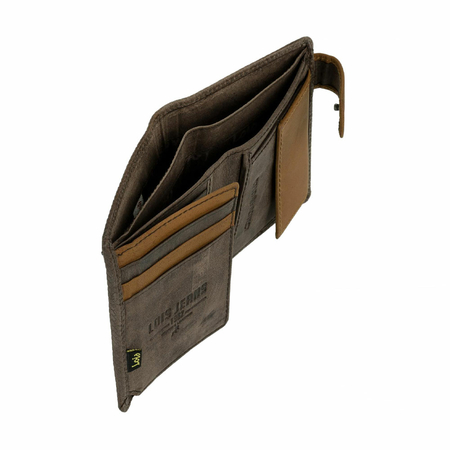 ΠΟΡΤΟΦΌΛΙ ΑΝΔΡΙΚΌ ΔΕΡΜΆΤΙΝΟ LOIS 202720-02 ΚΑΦΈ