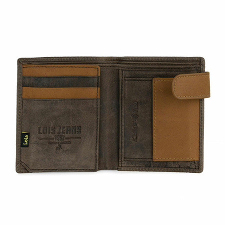 ΠΟΡΤΟΦΌΛΙ ΑΝΔΡΙΚΌ ΔΕΡΜΆΤΙΝΟ LOIS 202720-02 ΚΑΦΈ