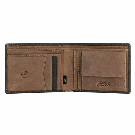 ΠΟΡΤΟΦΌΛΙ ΑΝΔΡΙΚΌ ΔΕΡΜΆΤΙΝΟ LOIS ΚΑΦΈ 202801-02