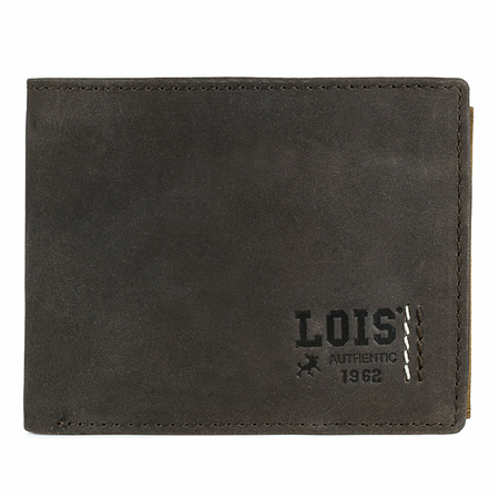 ΠΟΡΤΟΦΌΛΙ ΑΝΔΡΙΚΌ ΔΕΡΜΆΤΙΝΟ LOIS 202812-02 ΚΑΦΈ