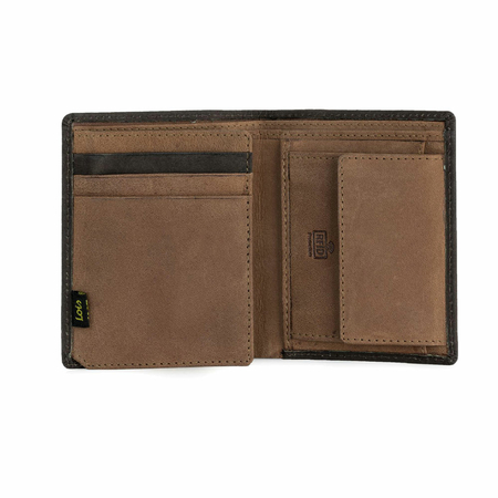 ΠΟΡΤΟΦΌΛΙ ΑΝΔΡΙΚΌ ΔΕΡΜΆΤΙΝΟ LOIS 202820-02 ΚΑΦΈ