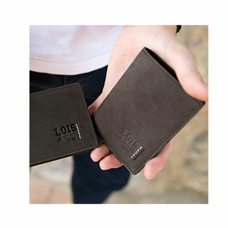 ΠΟΡΤΟΦΌΛΙ ΑΝΔΡΙΚΌ ΔΕΡΜΆΤΙΝΟ LOIS 202820-02 ΚΑΦΈ