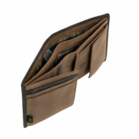 ΠΟΡΤΟΦΌΛΙ ΑΝΔΡΙΚΌ ΔΕΡΜΆΤΙΝΟ LOIS 202820-02 ΚΑΦΈ