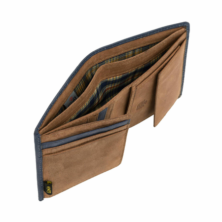 ΠΟΡΤΟΦΌΛΙ ΑΝΔΡΙΚΌ ΔΕΡΜΆΤΙΝΟ LOIS 202820-03 ΜΠΛΕ