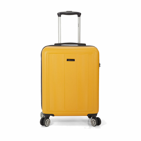 Βαλίτσα Καμπίνας Σκληρή σε κίτρινο χρώμα