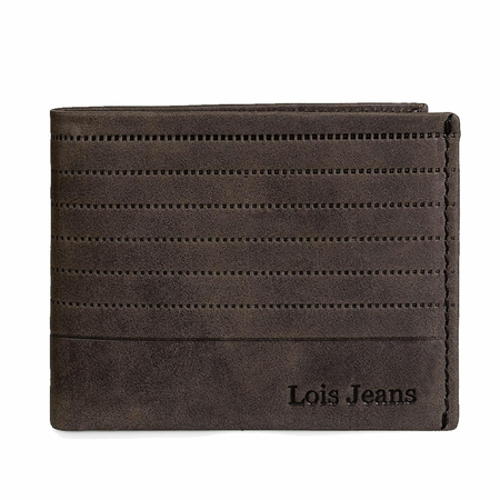 ΠΟΡΤΟΦΌΛΙ ΑΝΔΡΙΚΌ ΔΕΡΜΆΤΙΝΟ LOIS 202207-02 ΚΑΦΈ