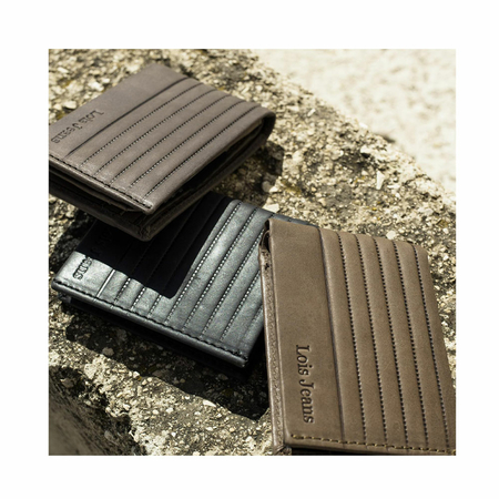 ΠΟΡΤΟΦΌΛΙ ΑΝΔΡΙΚΌ ΔΕΡΜΆΤΙΝΟ LOIS 202211-03 ΚΑΦΈ ΑΝΟΙΧΤΌ