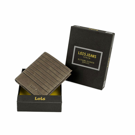 ΠΟΡΤΟΦΌΛΙ ΑΝΔΡΙΚΌ ΔΕΡΜΆΤΙΝΟ LOIS 202220-03 ΚΑΦΈ ΑΝΟΙΧΤΌ