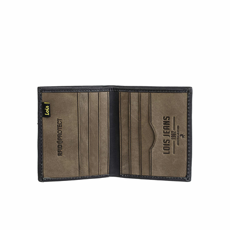 ΠΟΡΤΟΦΌΛΙ ΑΝΔΡΙΚΌ ΔΕΡΜΆΤΙΝΟ LOIS 202217-01 ΜΑΎΡΟ