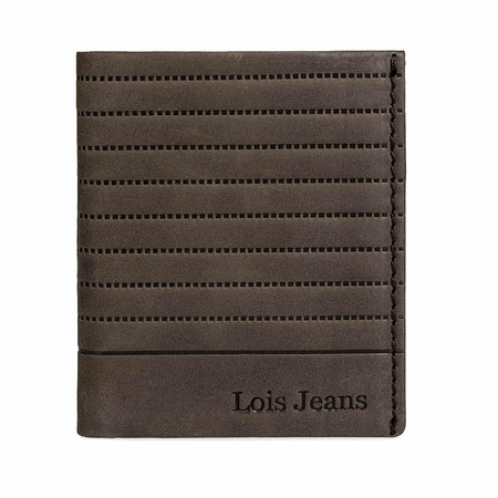 ΠΟΡΤΟΦΌΛΙ ΑΝΔΡΙΚΌ ΔΕΡΜΆΤΙΝΟ LOIS 202217-02 ΚΑΦΈ