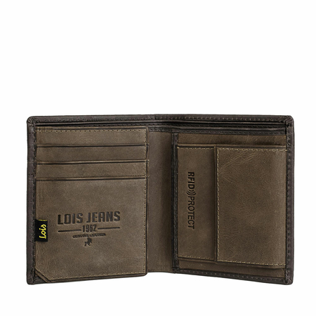 ΠΟΡΤΟΦΌΛΙ ΑΝΔΡΙΚΌ ΔΕΡΜΆΤΙΝΟ LOIS 202220-02 ΚΑΦΈ