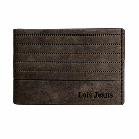 ΠΟΡΤΟΦΌΛΙ ΑΝΔΡΙΚΌ ΔΕΡΜΆΤΙΝΟ LOIS 202286-02 ΚΑΦΈ