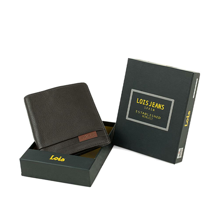ΠΟΡΤΟΦΌΛΙ ΑΝΔΡΙΚΌ ΔΕΡΜΆΤΙΝΟ LOIS 202317-02 ΚΑΦΈ