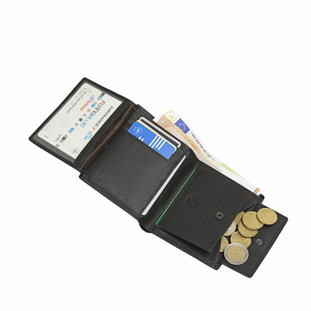 ΠΟΡΤΟΦΌΛΙ ΑΝΔΡΙΚΌ ΔΕΡΜΆΤΙΝΟ LOIS 205220-02 ΚΑΦΈ