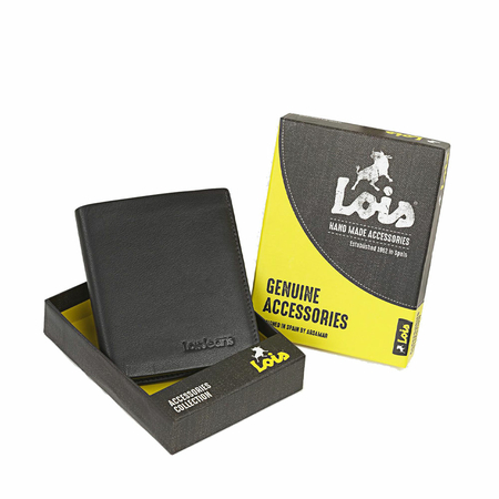 ΠΟΡΤΟΦΌΛΙ ΑΝΔΡΙΚΌ ΔΕΡΜΆΤΙΝΟ LOIS 205220-02 ΚΑΦΈ