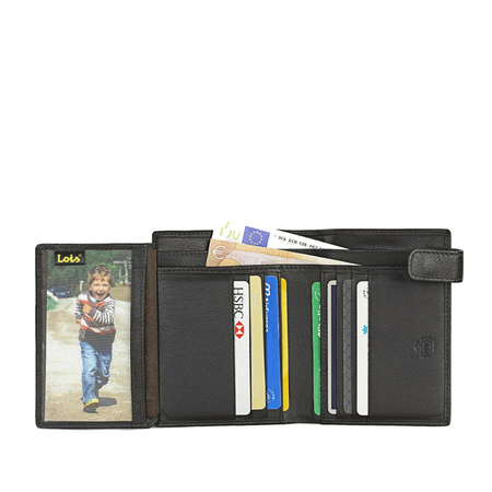 ΠΟΡΤΟΦΌΛΙ ΑΝΔΡΙΚΌ ΔΕΡΜΆΤΙΝΟ LOIS 205232-02 ΚΑΦΈ