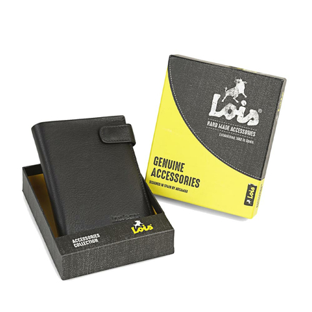 ΠΟΡΤΟΦΌΛΙ ΑΝΔΡΙΚΌ ΔΕΡΜΆΤΙΝΟ LOIS 205232-02 ΚΑΦΈ