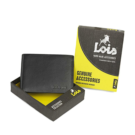 ΠΟΡΤΟΦΌΛΙ ΑΝΔΡΙΚΌ ΔΕΡΜΆΤΙΝΟ LOIS 205287-01 ΜΑΎΡΟ