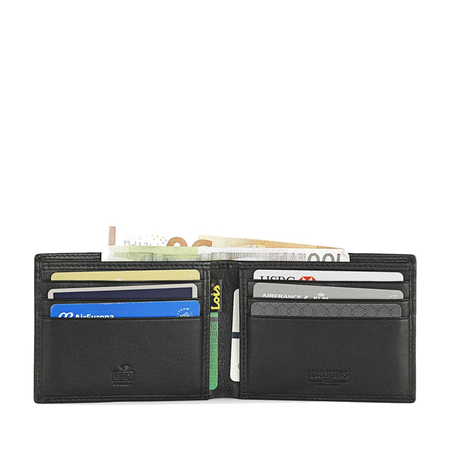 ΠΟΡΤΟΦΌΛΙ ΑΝΔΡΙΚΌ ΔΕΡΜΆΤΙΝΟ LOIS 205287-01 ΜΑΎΡΟ