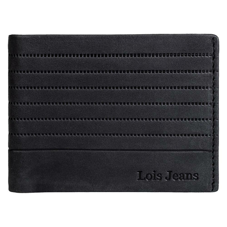 ΠΟΡΤΟΦΌΛΙ ΑΝΔΡΙΚΌ ΔΕΡΜΆΤΙΝΟ LOIS 202207-01 ΜΑΎΡΟ