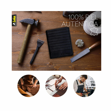 ΠΟΡΤΟΦΌΛΙ ΑΝΔΡΙΚΌ ΔΕΡΜΆΤΙΝΟ LOIS 202217-01 ΜΑΎΡΟ